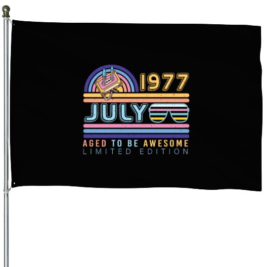 Brilliant Gift For July 1977 House Flags