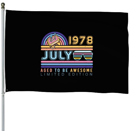 Brilliant Gift For July 1978 House Flags