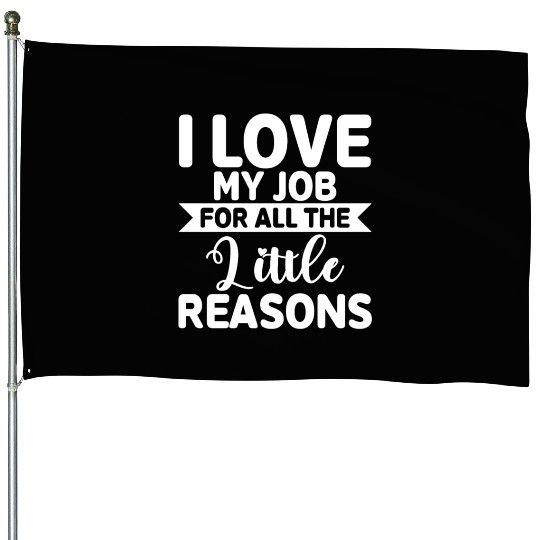 Teacher Life House Flags