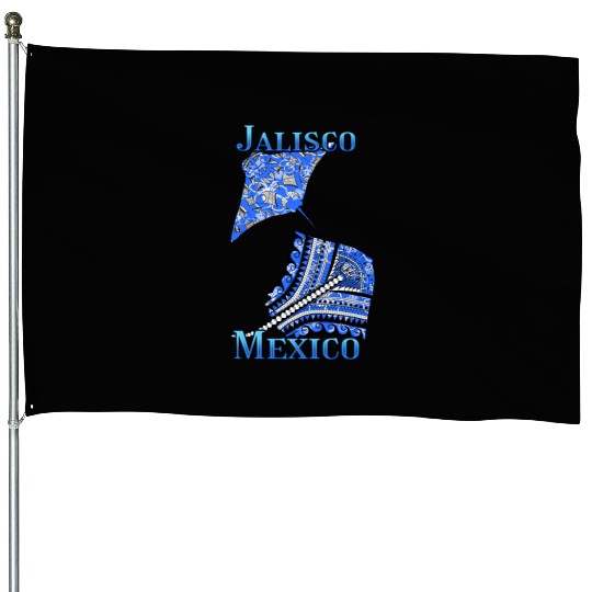 Jalisco Vacation Tribal Stingrays House Flags