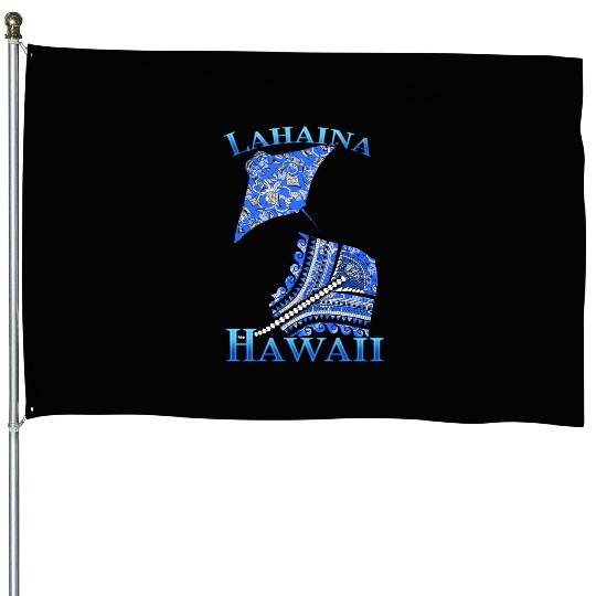 Lahaina Vacation Tribal Stingrays House Flags