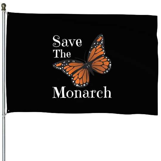 Butterfly Save The Monarch Butterflies Pollinators House Flags