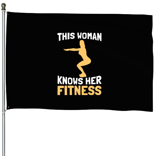 Fitness Gym Workout House Flags