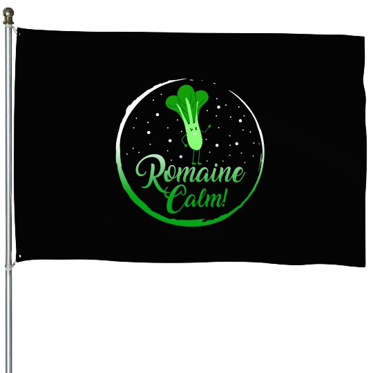 Lettuce Vegetable House Flags, Romaine Calm House Flags,