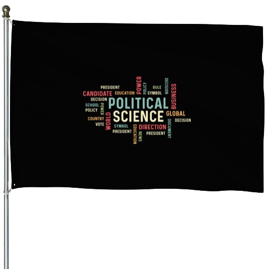 Political Science Careers Hardworking Student Gift House Flags