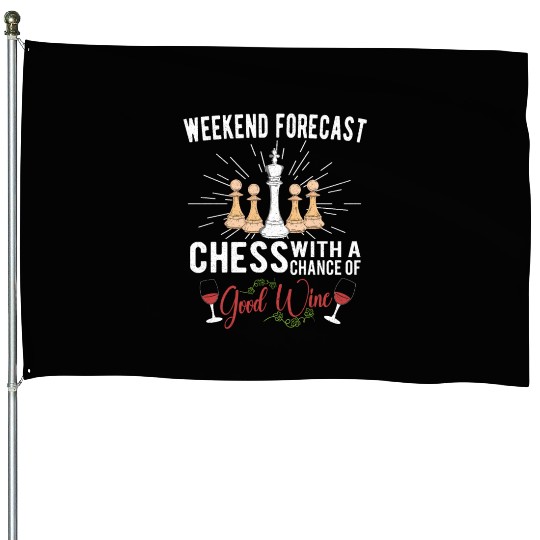 CHESS PLAYER CHESSBOARD CHESS GAME BOARD GAME GIFT House Flags
