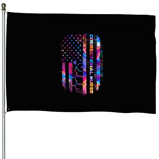 correctional nurse - US flag House Flags