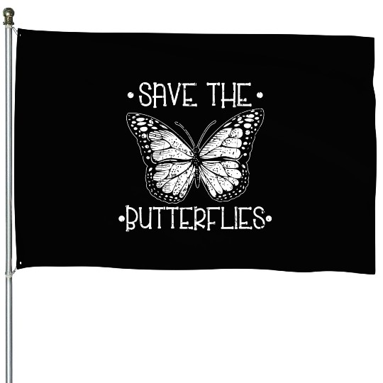 Save The Butterflies Monarch Vintage Collection House Flags