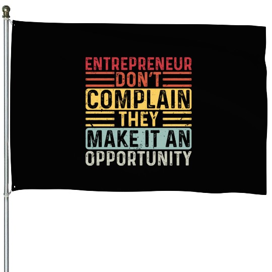 Entrepreneur Minded Business Lifestyle Gifts Idea House Flags