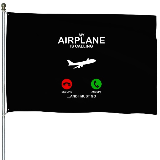 airplane House Flags
