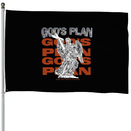 Gods Plan Streetwear Design House Flags