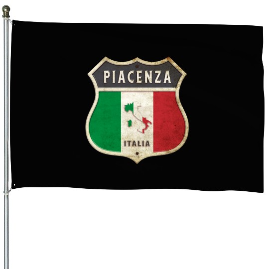 Piacenza Italy coat of arms flags design House Flags