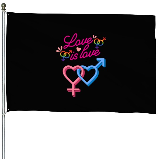 Love is Love House Flags