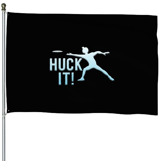 Huck It House Flags Ultimate Frisbee Flying Disc Golf