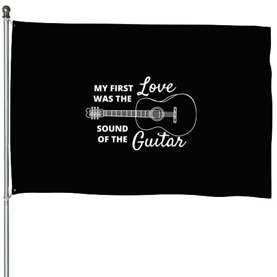 Guitar, Guitarist, Musician House Flags