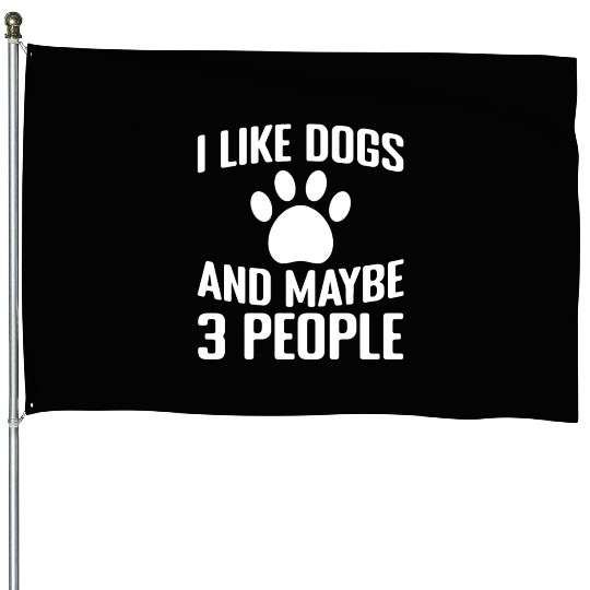 Dog Lovers House Flags