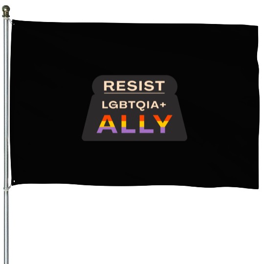Resist pride House Flags