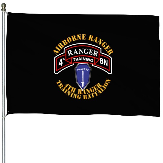 SOF 4th Ranger Training Battalion ABN RGR FBGA X 3 House Flags