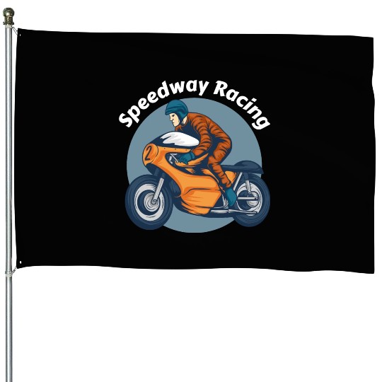Speedway Racing House Flags
