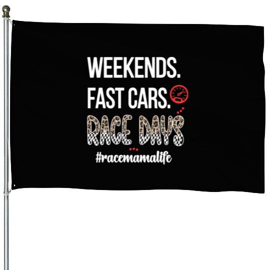 Race Mama Life Racing Mom Racing Mother Gifts House Flags
