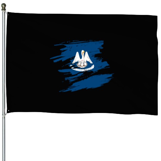 Louisiana Heartbeat Gift House Flags