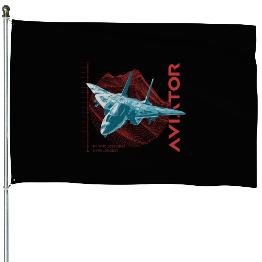 Aviator F-14 Tomcat House Flags