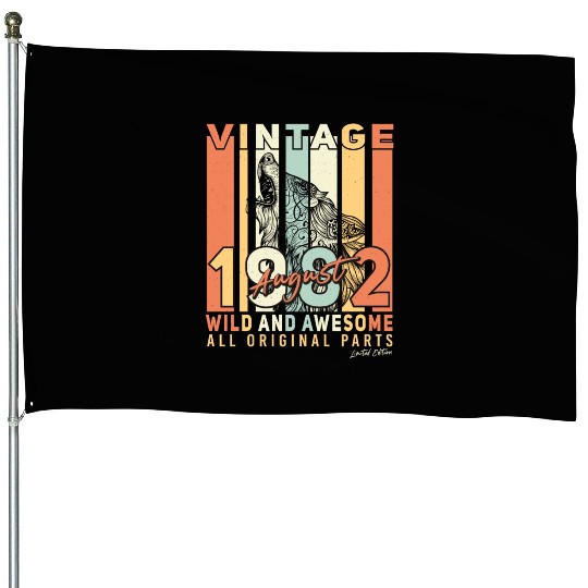 40th Anniversary Of August 1982 House Flags