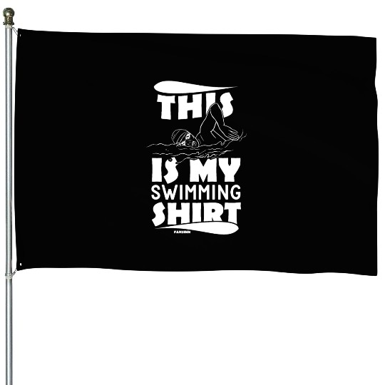 Swimming lifeguard swimming course outdoor pool gi House Flags