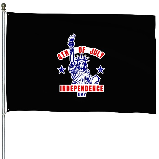 Independence Day 2022 USA House Flags