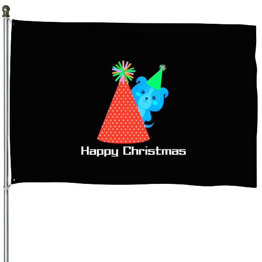 Happy Christmas,beautiful winter design House Flags