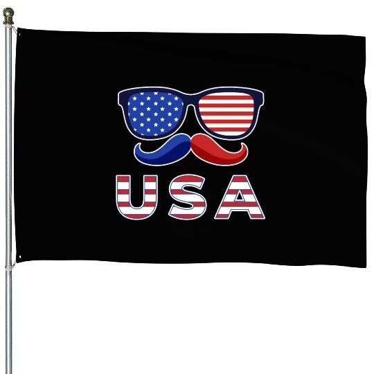 Independence Day 2022 USA House Flags