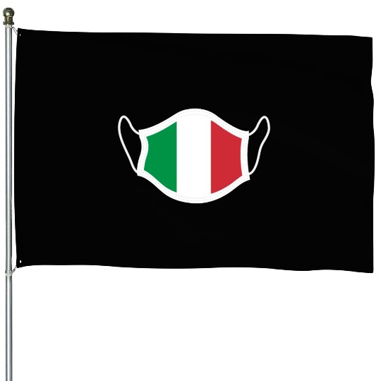 Italy Flag Face Mask Italian House Flags