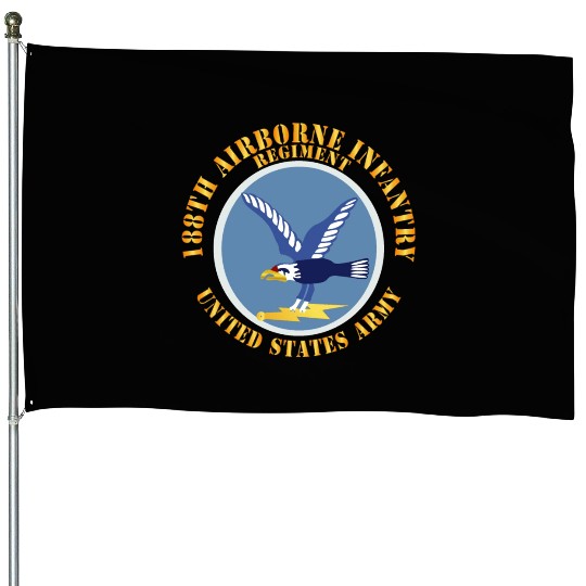 Army 188th Airborne Infantry Regiment SSI X 300 House Flags