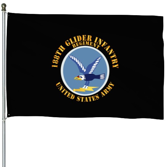 Army 188th Glider Infantry Regiment SSI X 300 House Flags