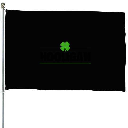 Hooligan Fun Ireland St. Patrick's Day House Flags