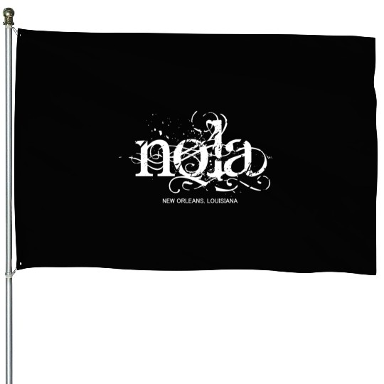 NOLA New Orleans House Flags