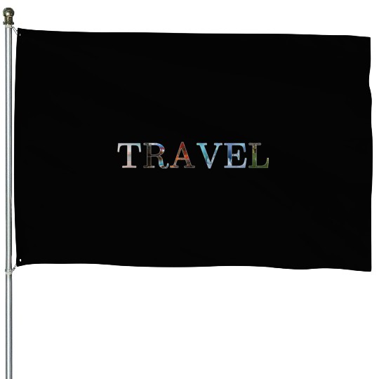 in love with travel, in all seasons House Flags