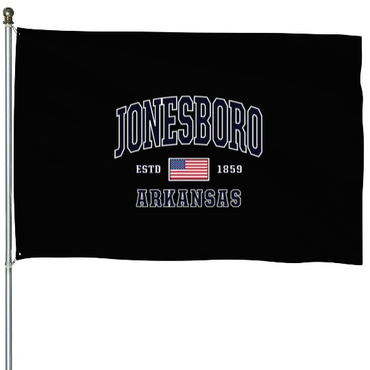USA FLAG Stars Stripes Jonesboro Arkansas House Flags