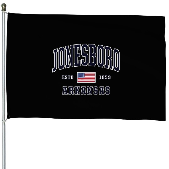 USA FLAG Stars Stripes Jonesboro Arkansas House Flags