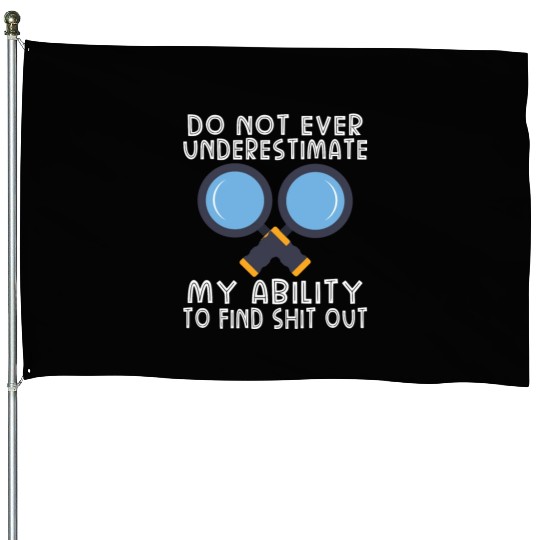 True Crime Murder Spy Crime Interest Gift Idea House Flags