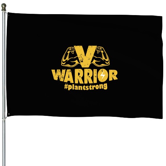 V Warriors vegans #plantstrong House Flags