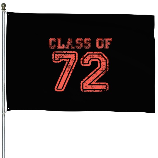 GRADUATION 1972 class of 1972 House Flags