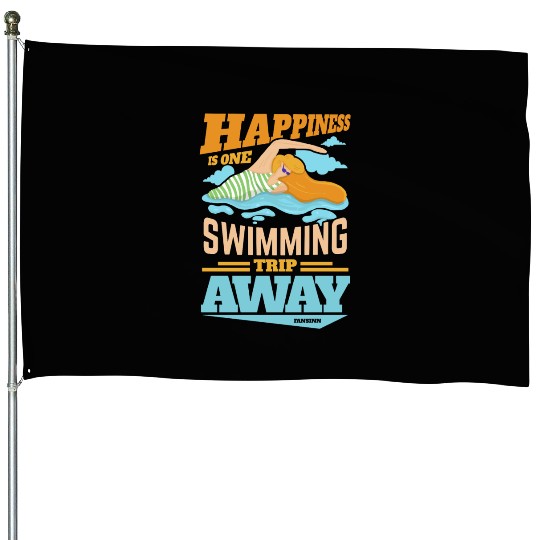Swimming lifeguard swimming course outdoor pool gi House Flags