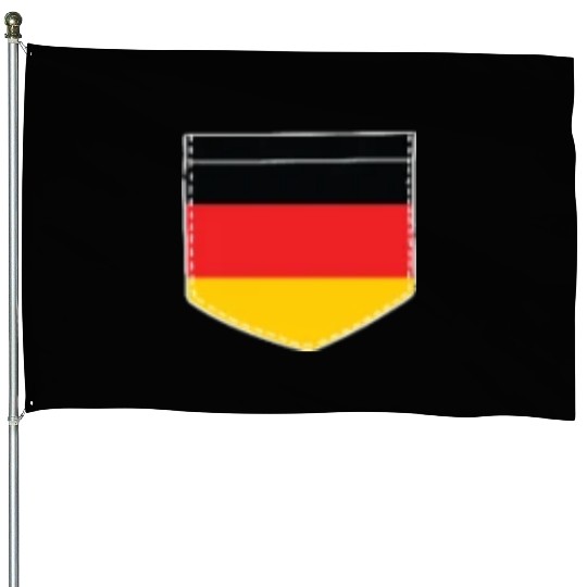 germany flag in a shape of a pocket House Flags