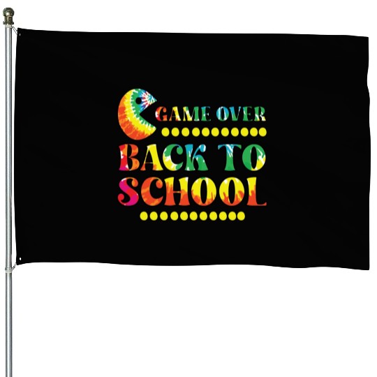 Game over back to school House Flags
