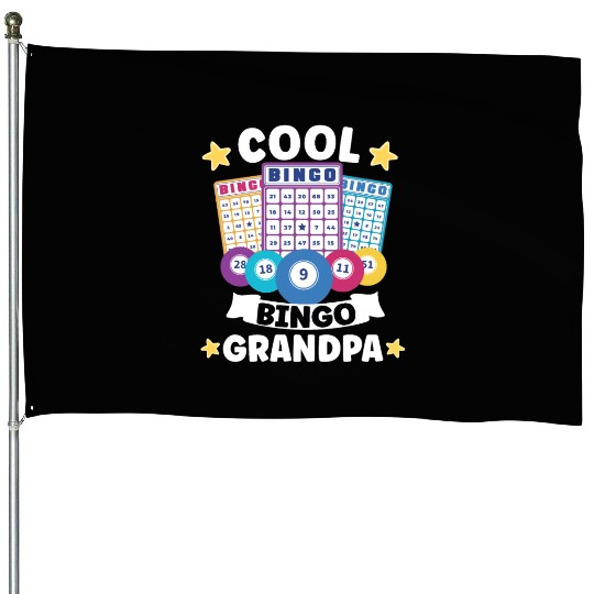 Bingo Card Game Grandma Bingo Player Bingo Cards House Flags