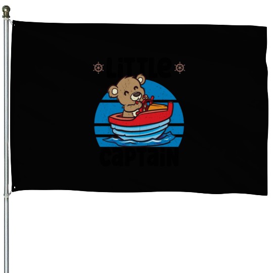Sailing Sailboat Boating Kid Child Yacht Boat House Flags