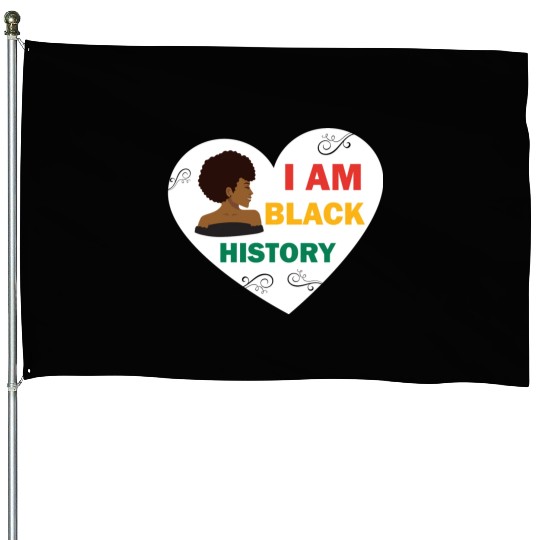 I'M Black History House Flags