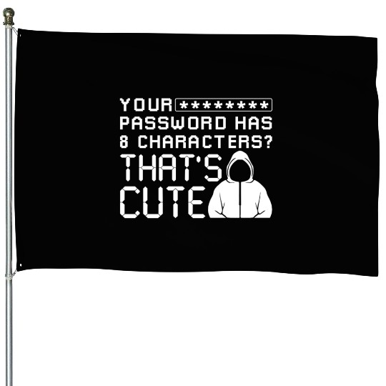 Hacker Cyber Security Password House Flags