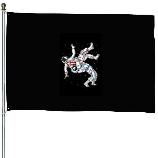 Jiu-Jitsu Astronauts House Flags